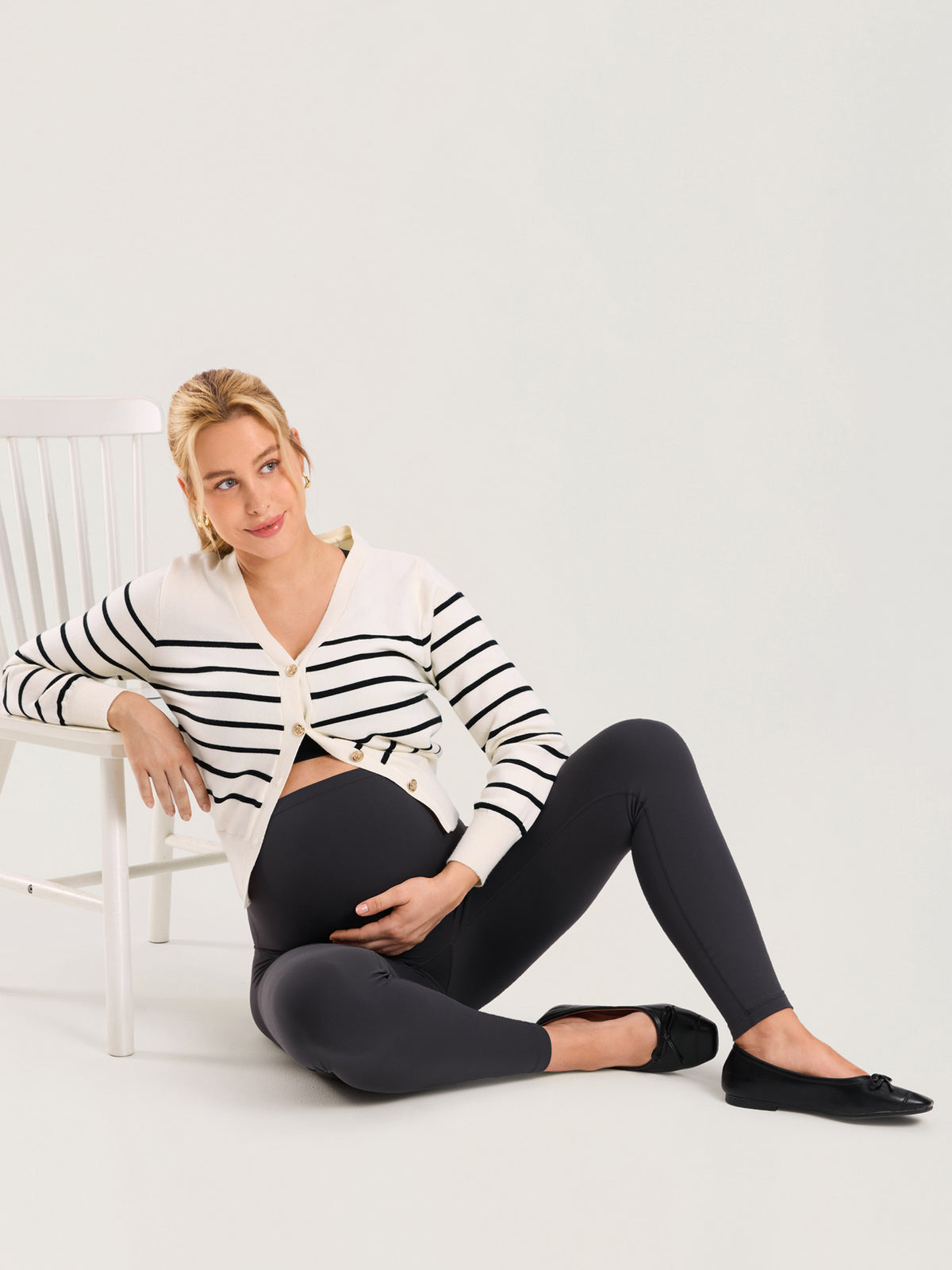 Natrelax® No Front Seam Maternity Leggings 25"