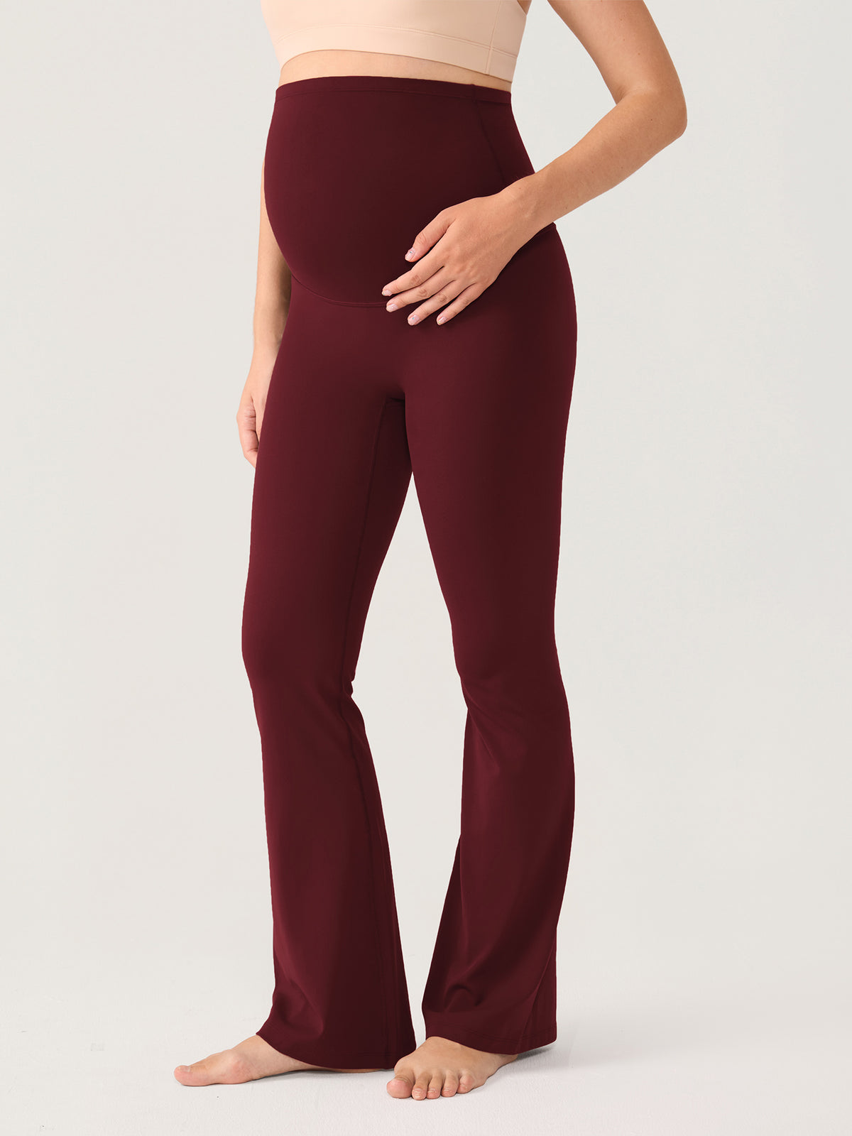 Natrelax® No Front Seam Maternity Flare Leggings 29.5"